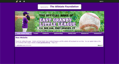 Desktop Screenshot of eastgranbylittleleague.leag1.com