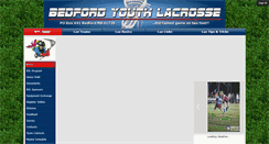 Desktop Screenshot of bedfordyouthlacrosse.org.leag1.com