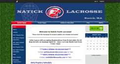 Desktop Screenshot of naticklacrosse.com.leag1.com