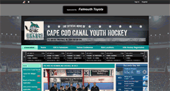 Desktop Screenshot of canalsharkshockey.leag1.com