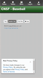Mobile Screenshot of cnsfbaseball.leag1.com