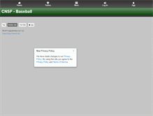 Tablet Screenshot of cnsfbaseball.leag1.com