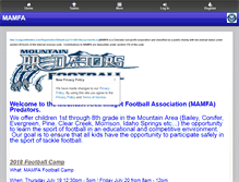 Tablet Screenshot of mamfa.org.leag1.com