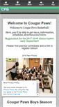 Mobile Screenshot of cougarpaws.leag1.com