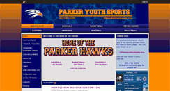 Desktop Screenshot of parkerhawks.org.leag1.com