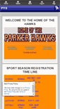 Mobile Screenshot of parkerhawks.org.leag1.com