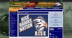 Desktop Screenshot of parkerhawksfootball.leag1.com