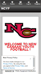 Mobile Screenshot of newcanaanyouthfootball.org.leag1.com