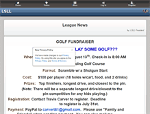Tablet Screenshot of loudounsouthlittleleague.leag1.com