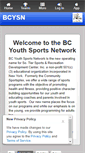 Mobile Screenshot of bcyouthsportsnet.leag1.com