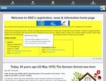 Tablet Screenshot of germanschoolct.org.leag1.com