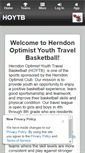 Mobile Screenshot of hoytravelbasketball.leag1.com
